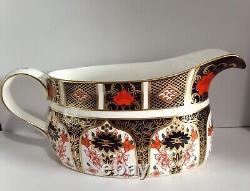 Superb Royal Crown Derby 1128 Sauce Boat First Quality'As-New' Condition