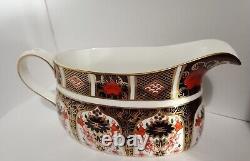 Superb Royal Crown Derby 1128 Sauce Boat First Quality'As-New' Condition