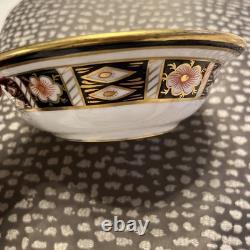 TRADITIONAL IMARI Royal Crown Derby Oval Open Vegetable Bowl NEW NEVER USED