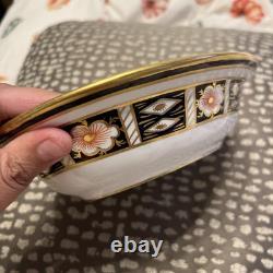 TRADITIONAL IMARI Royal Crown Derby Oval Open Vegetable Bowl NEW NEVER USED