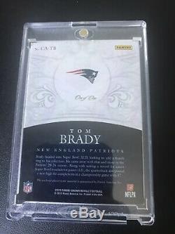 Tom Brady 2015 Crown Royale Laundry Tag Patch 1/1 Super Rare True One Of One