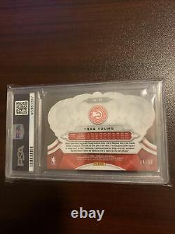 Trae Young 2018-19 Panini Crown Royale #/99 PSA 9 MINT ROOKIE RC HAWKS #81 SP