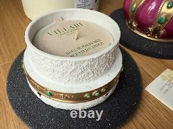 VILLARI Royal Crown Candle- Band new with original box