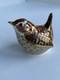 Vtg Royal Crown Derby Paperweight Wren Gold Stopper Bone China Collectors Guild