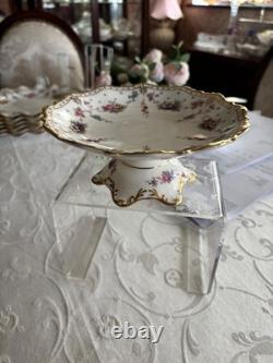 Very Rare Royal Crown Derby Antoinette footed Tazza Dish