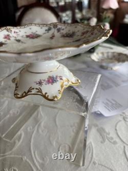 Very Rare Royal Crown Derby Antoinette footed Tazza Dish