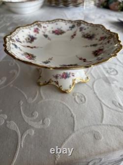 Very Rare Royal Crown Derby Antoinette footed Tazza Dish