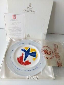 Vintage Royal Crown Derby Collector Plate Migrant Bird No248 Josef Herman