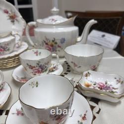 Vintage Royal Crown Derby Derby Posies New Tea/ Coffee Set 30 Pieces England