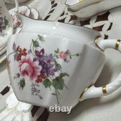 Vintage Royal Crown Derby Derby Posies New Tea/ Coffee Set 30 Pieces England