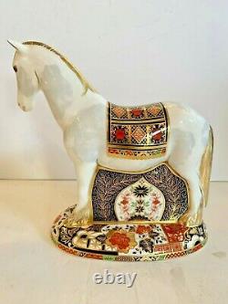 Vintage Royal Crown Derby Imari Appleby Mare Horse Figurine Limited Edition