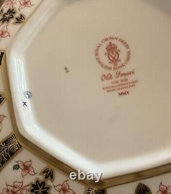 Vintage Royal Crown Derby Old Imari 1128 1st Quality Solid Gold Band Bowl