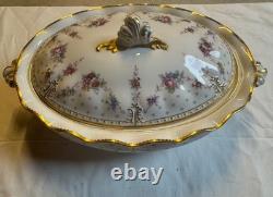 Vintage collectible Royal Crown Derby Royal Antoinette 134 pc Dinner Set for 12