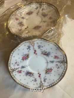 Vintage collectible Royal Crown Derby Royal Antoinette 134 pc Dinner Set for 12