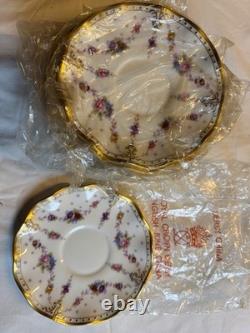 Vintage collectible Royal Crown Derby Royal Antoinette 134 pc Dinner Set for 12