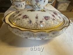 Vintage collectible Royal Crown Derby Royal Antoinette 134 pc Dinner Set for 12