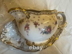Vintage collectible Royal Crown Derby Royal Antoinette 134 pc Dinner Set for 12