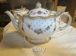 Vintage collectible Royal Crown Derby Royal Antoinette 134 pc Dinner Set for 12