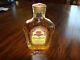 Vtg Collector Bottle Of Seagrams Crown Royal. Miniature Sealed Glass Bottle New