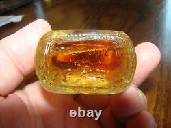 Vtg COLLECTOR BOTTLE OF SEAGRAMS CROWN ROYAL. Miniature Sealed Glass Bottle New