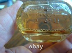 Vtg COLLECTOR BOTTLE OF SEAGRAMS CROWN ROYAL. Miniature Sealed Glass Bottle New