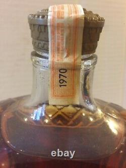 Whisky Crown Royal da 1 litro di Seagrams del 1970