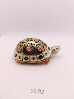 Yorkshire Rose Mother Tortoise 602 Royal Crown Derby + Certificate Of Authentici