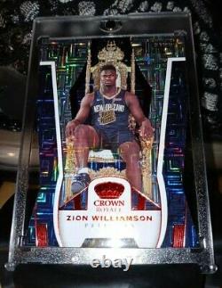 Zion Williamson Crown Royale Rookie Royalty RED Mojo /49 RARE